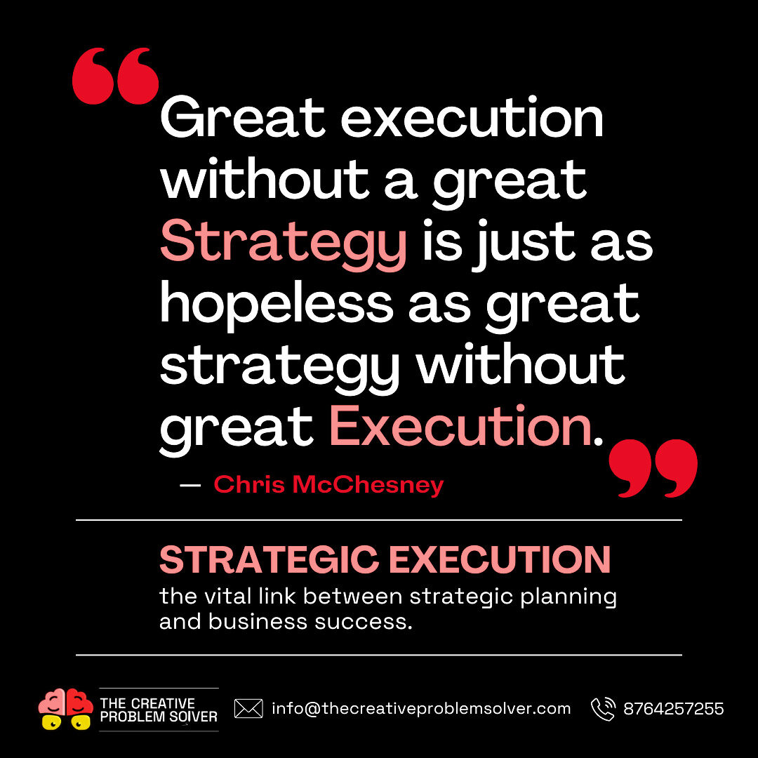 Strategic Execution QUOTE Social Media Post Sesign EXAMPLE - The Creative Problem Solver Instagram Post